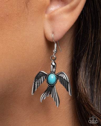 Soaring Stones - Blue - Paparazzi Accessories