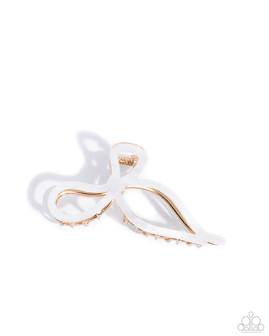 Coquette Clip - White - Paparazzi Accessories