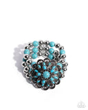 Floral Figment - Blue - Paparazzi Accessories