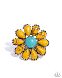 Firm Florals - Yellow - Paparazzi Accessories