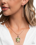 Turtle Theme - Rose Gold - Complete Look - Paparazz Accessories