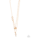 Eternal Embrace - Gold - Paparazzi Accessories