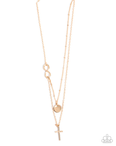 Eternal Embrace - Gold - Paparazzi Accessories