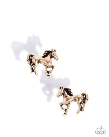 Stallion Selfie - Gold - Paparazzi Accessories