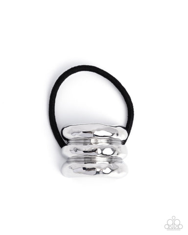 Crimped Celebrity - Silver - Paparazzi Accessories