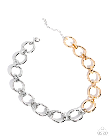 Mismatched Minuet - Silver - Paparazzi Accessories
