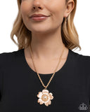 Perennial Pendant - Brown - Paparazzi Accessories