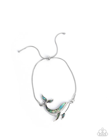 Whimsical Whale - Blue - Paparazzi Accessories