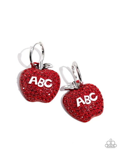 Adorable ABCs - Red - Paparazzi Accessories