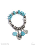Authentic Apparel - Blue - Paparazzi Accessories