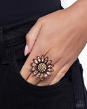Sunflower Setting - Copper - Paparazzi Accessories