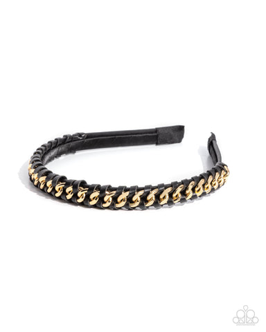 Woven Welding - Black - Paparazzi Accessories