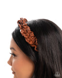 Ruffled Rebel - Brown - Paparazzi Accessories