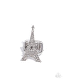 Eiffel Tower Ease - White - Paparazzi Accessories