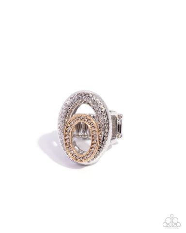 Optical Overlay - Silver - Paparazzi Accessories