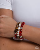 Seasonal Stretch - Red - Paparazzi Accessories