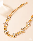 Square Silhouette - Gold - Paparazzi Accessories