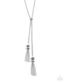 Tassel Transit - White - Paparazzi Accessories