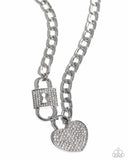Lock Up Your Love - White - Paparazzi Accessories