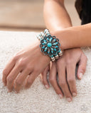 Floral Figment - Blue - Paparazzi Accessories
