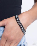 A SQUARE Treasure - Gunmetal - Paparazzi Accessories