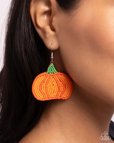 Pumpkin Pizzazz - Orange - Paparazzi Accessories
