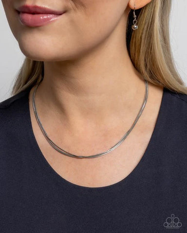 Classy Companion - Silver - Paparazzi Accessories