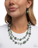 Eye-Catching Earnings - Green - Paparazzi Accessories
