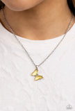 Butterfly Lullaby - Yellow - Paparazzi Accessories