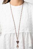 Kiss and SHELL - Copper Lanyard - Paparazzi Accessories