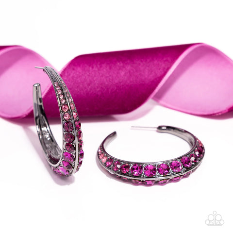 Embedded Edge - Pink - Paparazzi Accessories