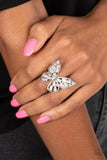Flying Fashionista - White - Paparazzi Accessories