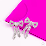 Just BOW With It - White - Paparazzi Accessories