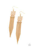 Dramatically Deco - Gold - Paparazzi Accessories
