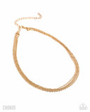 Industrial Independence  - Gold - Paparazzi Accessories