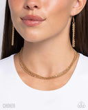 Industrial Independence  - Gold - Paparazzi Accessories