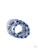 Supervisory Stack - Blue - Paparazzi Accessories