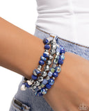 Supervisory Stack - Blue - Paparazzi Accessories