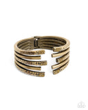 Working Wraparound - Brass - Paparazzi Accessories