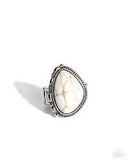 Tundra Rotunda - White - Paparazzi Accessories