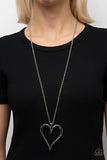 Hopelessly In Love -Silver - Paparazzi Accessories