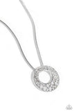 Scintillating Spiral - White - Paparazzi Accessories