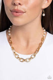 Dual Daydream - Gold - Paparazzi Accessories