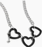 Heart Homage - Black - Paparazzi Accessories
