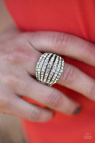 Blinding Brilliance - White - Paparazzi Accessories