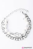 Do You Really Want To HEART Me? - White - Paparazzi Accessories