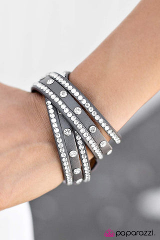 Glitter Band - Silver - Paparazzi Accessories