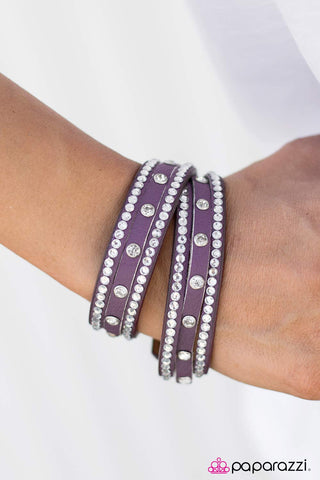 Glitter Band - Purple - Paparazzi Accessories