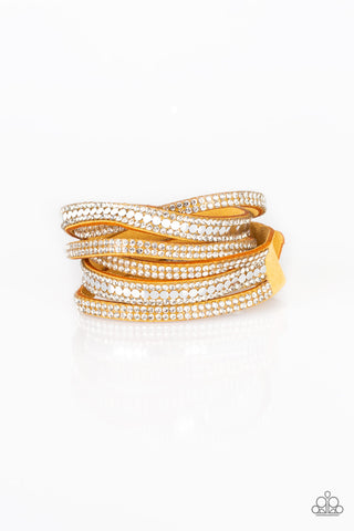 Rock Star Attitude - Yellow - Paparazzi Accessories