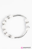 Waltz Of The Flowers - White - Paparazzi Accessories